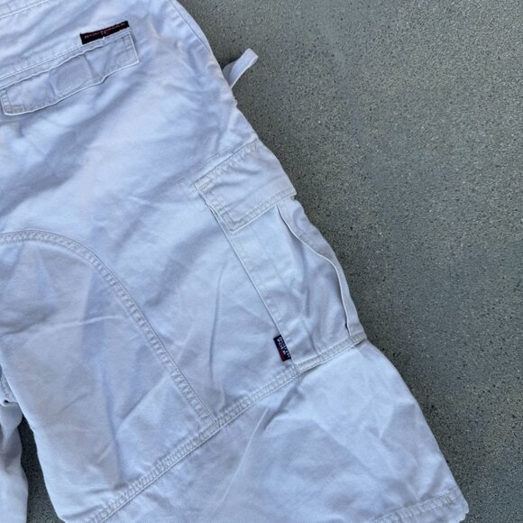 SouthPole VTG Mens Cargo Shorts Size 36 Tan 7 Pockets Y2K HipHop‎ Grunge Baggy - Picture 10 of 13